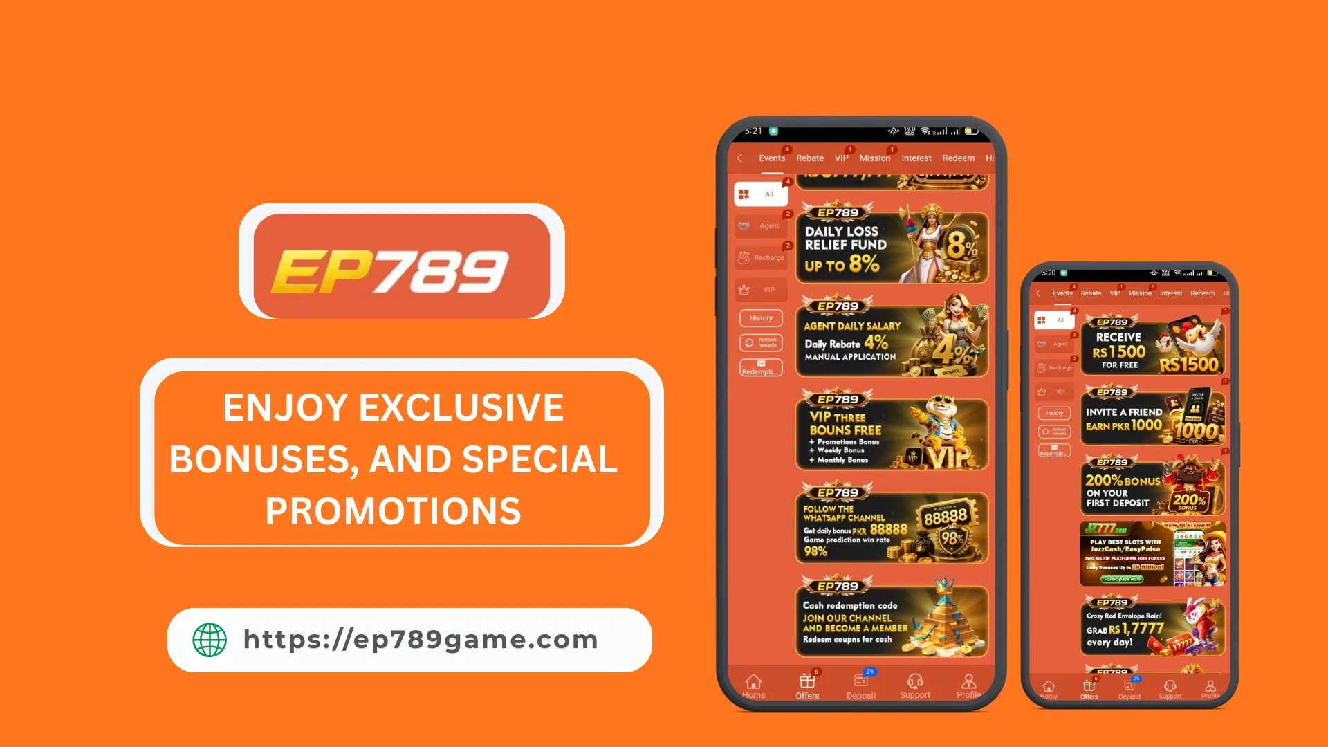EP789 exclusive bonuses and promotional offers